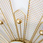 Часы настенные из металла в виде солнца с белым циферблатом Mirror Tower Clock варинант исполнения - 2 | Loft Concept в Нижнем Новгороде