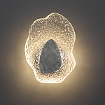 Бра с волнообразным стеклянным плафоном и вставкой из мрамора Liquid Stone варинант исполнения - 4 | Loft Concept в Нижнем Новгороде