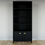 Книжный Стеллаж Elsa Dreams Black с задней стенкой варинант исполнения - 5 | Loft Concept в Нижнем Новгороде