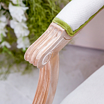 Стул с подлокотниками золотистый из бука с изображением птиц и цветов Blooming Birds варинант исполнения - 2 | Loft Concept в Нижнем Новгороде