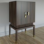 Кабинетный шкаф Elsa Dreams Walnut с 2-мя ящиками варинант исполнения - 6 | Loft Concept в Нижнем Новгороде