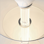 Подвесной светильник светодиодный в виде ряда белых металлических конусов  Herringbone варинант исполнения - 8 | Loft Concept в Нижнем Новгороде