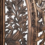 Ширма с  орнаментом ручная резьба Indian Antique Furniture варинант исполнения - 4 | Loft Concept в Нижнем Новгороде