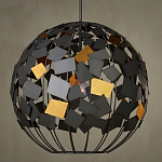 Люстра в форме сферы с декором из металлических квадратов Path to the Stars варинант исполнения - 3 | Loft Concept в Нижнем Новгороде