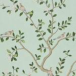 Обои ручная роспись Gustavian Garden Spring on white dyed paper варинант исполнения - 2 | Loft Concept в Нижнем Новгороде