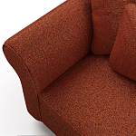 Мебельная ткань Шенилл терракотовый цвет 138 см T4-44 варинант исполнения - 3 | Loft Concept в Нижнем Новгороде