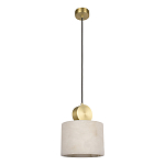 Подвесной светильник с круглым мраморным плафоном Marble square варинант исполнения - 1 | Loft Concept в Нижнем Новгороде