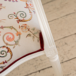 Полукресло из массива бука бежевое с растительным орнаментом Raffael Angel Beige Chair варинант исполнения - 5 | Loft Concept в Нижнем Новгороде