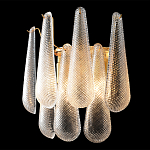 Бра с подвесками из рифленного стекла в форме капель Textured Glass варинант исполнения - 1 | Loft Concept в Нижнем Новгороде