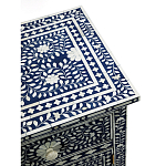 Комод инкрустация костью ORIENTAL Indian синий орнамент варинант исполнения - 4 | Loft Concept в Нижнем Новгороде