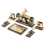 Настольный письменный набор из яшмы и долерита с декором в виде коня Manager Organizer варинант исполнения - 3 | Loft Concept в Нижнем Новгороде