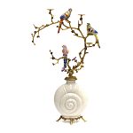 Подсвечник с декором из птиц на ветвях Birds of Paradise варинант исполнения - 1 | Loft Concept в Нижнем Новгороде