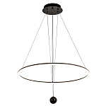 Светодиодная люстра Black LED Circle and Ball Lamp варинант исполнения - 2 | Loft Concept в Нижнем Новгороде