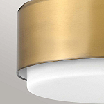 Потолочный светильник круглой формы с белым матовым плафоном Hinkley варинант исполнения - 2 | Loft Concept в Нижнем Новгороде