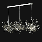 Люстра подвесная из трех частей с металлическими круглыми элементами Terzani Argent варинант исполнения - 9 | Loft Concept в Нижнем Новгороде