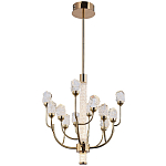 Люстра с декором в виде кристаллов из хрусталя Kenneth Crystal Stone Chandelier 12 варинант исполнения - 2 | Loft Concept в Нижнем Новгороде