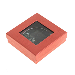 Зеркало карманное двухстороннее круглое из натурального камня Серафинит в подарочной упаковке Silver Stone Mirrors варинант исполнения - 4 | Loft Concept в Нижнем Новгороде