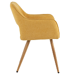 Стул в рогожке желтого цвета NEASAN STOOL варинант исполнения - 5 | Loft Concept в Нижнем Новгороде