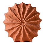 Ваза керамическая в виде круглой терракотовой морской раковины Galapagos варинант исполнения - 1 | Loft Concept в Нижнем Новгороде