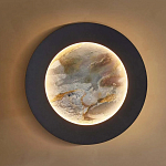 Бра в форме диска черного цвета Borders of Black варинант исполнения - 4 | Loft Concept в Нижнем Новгороде