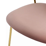 Стул Singer Chair без подлокотников Розовый Велюр варинант исполнения - 6 | Loft Concept в Нижнем Новгороде