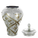 Ваза из стекла с крышкой и декоративными узорами Chinoiserie Ceramics варинант исполнения - 1 | Loft Concept в Нижнем Новгороде