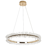 Кольцевая люстра с хрустальным декором Rowan Crystal Ring Horizontal Chandelier варинант исполнения - 4 | Loft Concept в Нижнем Новгороде