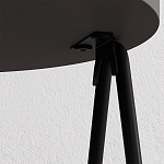 Стол приставной с 2-мя круглыми столешницами цвета антрацит ESSEL SIDE TABLE ANTHRACITE варинант исполнения - 1 | Loft Concept в Нижнем Новгороде