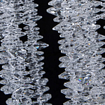 Люстра многоярусная с каркасом из металла и прозрачными подвесками FAIRYTREE Light варинант исполнения - 7 | Loft Concept в Нижнем Новгороде