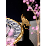 Чаша из прозрачного стекла с бронзовым ободком и фигурками бабочек Eden Garden варинант исполнения - 4 | Loft Concept в Нижнем Новгороде