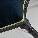 Стул чёрный из натурального бука с изображением птица в саду Blooming Red Birds варинант исполнения - 4 | Loft Concept в Нижнем Новгороде