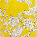 Настольная лампа желтая с изображением белых птиц Flight Among Acacia варинант исполнения - 6 | Loft Concept в Нижнем Новгороде