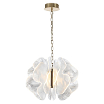Люстра с крупными рельефным декором в виде лепестков 60 см Ethereal Bloom варинант исполнения - 3 | Loft Concept в Нижнем Новгороде
