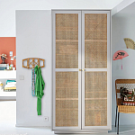 Шкаф с двумя дверцами из плетеного ротанга Tomio Wicker Furniture варинант исполнения - 9 | Loft Concept в Нижнем Новгороде