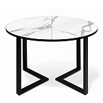 Стол обеденный раздвижной со столешницей белый мрамор Magali варинант исполнения - 2 | Loft Concept в Нижнем Новгороде