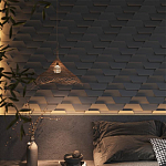 Гипсовая 3D Панель FIN варинант исполнения - 1 | Loft Concept в Нижнем Новгороде