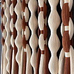 Дизайнерский Декор на стену с кисточками из хлопковых нитей wall panel Thread brushes варинант исполнения - 2 | Loft Concept в Нижнем Новгороде