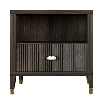 Прикроватная тумбочка с полкой Elsa Dreams Walnut  варинант исполнения - 6 | Loft Concept в Нижнем Новгороде