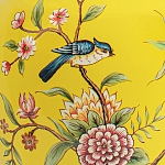 Настольная лампа желтая с изображением птиц Slip Away варинант исполнения - 6 | Loft Concept в Нижнем Новгороде