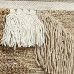 Панно из шерсти и хлопка с узором Beige Calista Cascade варинант исполнения - 3 | Loft Concept в Нижнем Новгороде