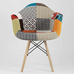 Стул с обивкой в стиле Patchwork варинант исполнения - 2 | Loft Concept в Нижнем Новгороде
