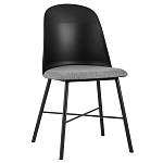 Стул из прочного пластика на металлическом основании Anora Black варинант исполнения - 1 | Loft Concept в Нижнем Новгороде