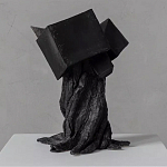 Скульптура «Окаменелый рост», Черный объект варинант исполнения - 1 | Loft Concept в Нижнем Новгороде