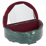 Шкатулка с мозаикой из натурального камня змеевик Stone Casket варинант исполнения - 2 | Loft Concept в Нижнем Новгороде