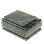 Шкатулка с зеркалом из натурального камня змеевик Stone Casket варинант исполнения - 5 | Loft Concept в Нижнем Новгороде