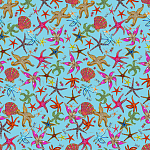 Stiletto Sideboard Blue nautical print варинант исполнения - 1 | Loft Concept в Нижнем Новгороде