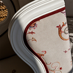 Кресло из массива бука бежевое с растительным орнаментом Raffael Beige Floral Armchair варинант исполнения - 4 | Loft Concept в Нижнем Новгороде