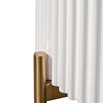 Тумбочка белая круглая с мраморной столешницей Thoroughbass варинант исполнения - 3 | Loft Concept в Нижнем Новгороде