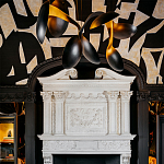 Обои ручная роспись в стиле Арт-деко Symphony Original colourway on Flint silk dupion варинант исполнения - 5 | Loft Concept в Нижнем Новгороде