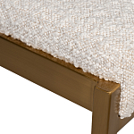 Стул барный букле бежевый с каркасом цвета матовое золото Tactility варинант исполнения - 3 | Loft Concept в Нижнем Новгороде